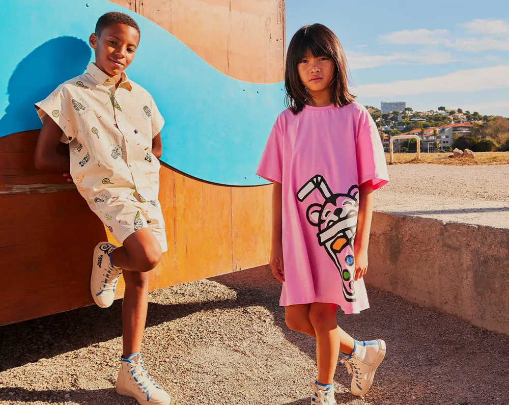 Depuis 1970, Kenzo mélange un chic parisien décontracté à l'énergie créative venue du Japon.