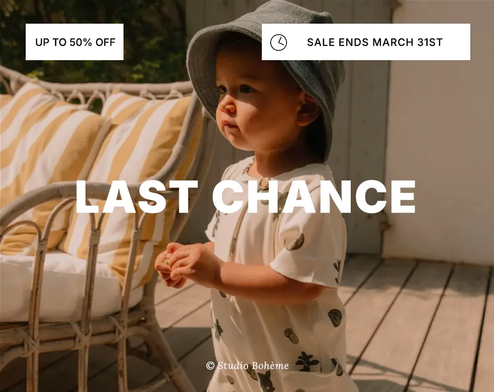 Last Chance Kid's fashion -50%