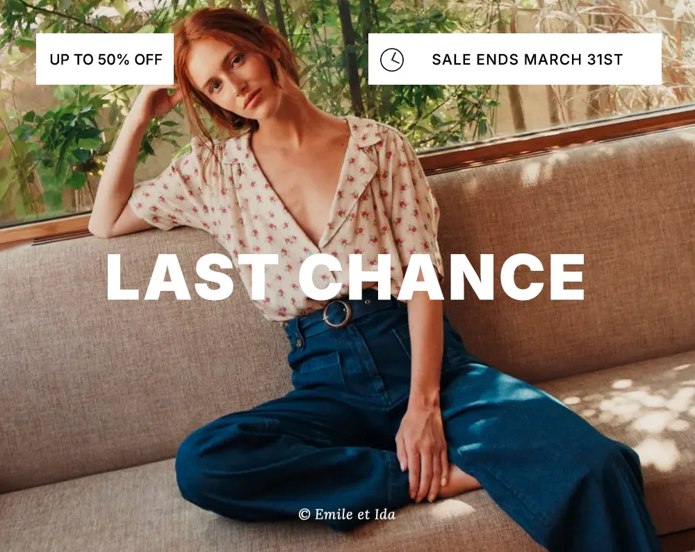 Last Chance Women's fashion -50%
