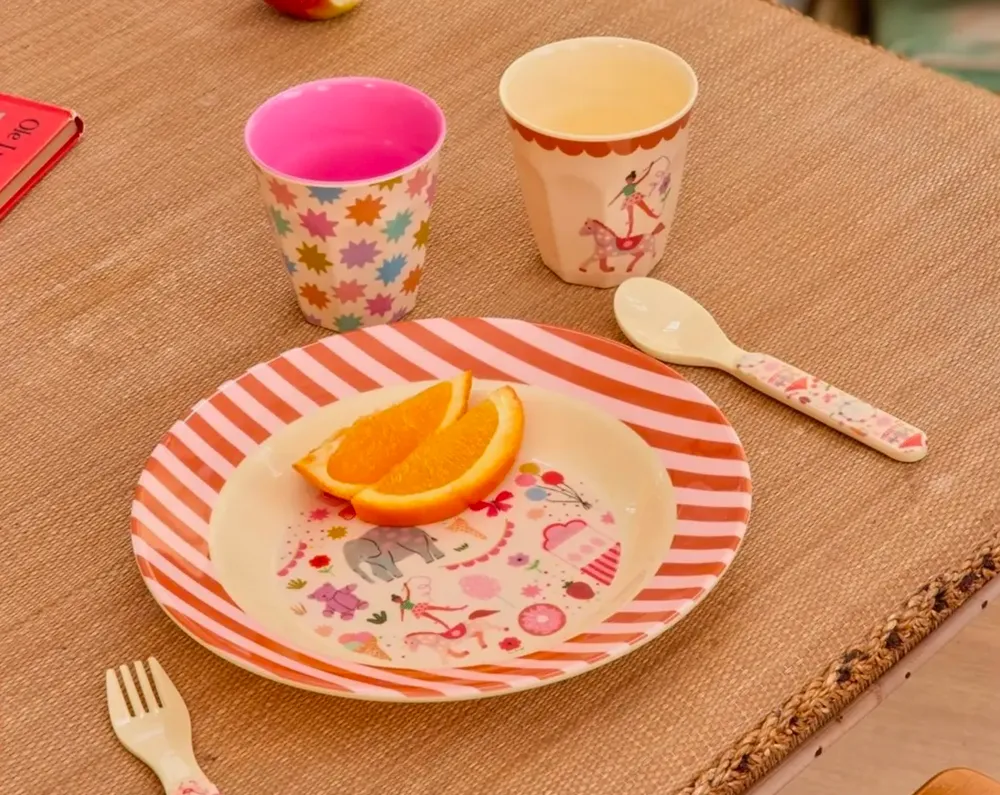 Rice's famous colourful melamine crockery is making a comeback!